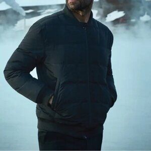 Aether Ion Classic Bomber Down Filled Men’s Quilted Jacket Size Medium